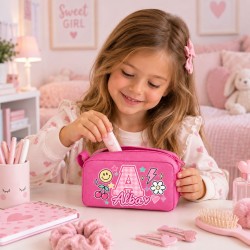Neceser Personalizado Inicial y Nombre Impermeable | Inicial Pop 26