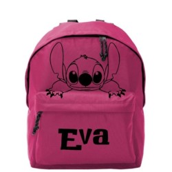  Mochila escolar infantil personalizada Stich