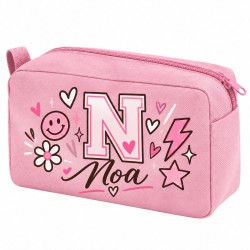 Neceser Personalizado Inicial y Nombre Impermeable | Inicial Smile 26