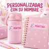 Etiquetas Unicornio Personalizadas con Nombre para Colegio | Pack 50