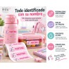 Etiquetas Unicornio Personalizadas con Nombre para Colegio | Pack 50