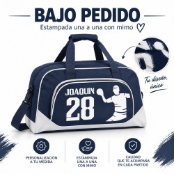 Bolsa Balonmano Personalizada Unisex con Nombre y Número | Estores Iroa