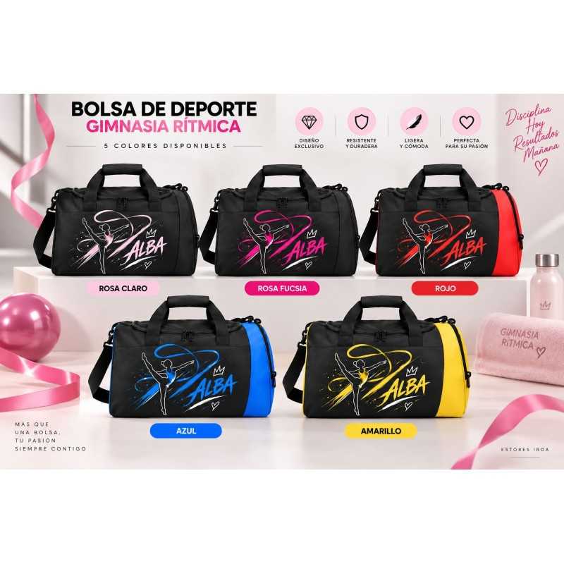 Bolsa Gimnasia Rítmica Personalizada con Nombre 41L | Estores Iroa