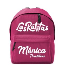 Mochila escolar infantil personalizada Ratitas 002