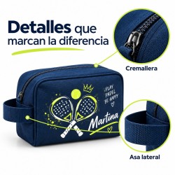 Neceser Pádel Personalizado Chicas con Nombre | Padel Vibes