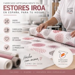 Estor Enrollable Estampado Juvenil Círculos 009 a Medida - Estores Iroa