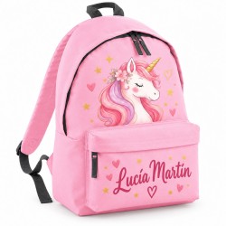 Mochila Escolar Personalizada Unicornio con Nombre | 18 L | Estores Iroa