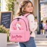 Mochila Escolar Personalizada Unicornio con Nombre | 18 L | Estores Iroa