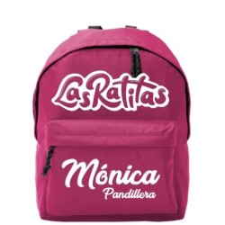 Mochila escolar infantil personalizada Ratitas 001