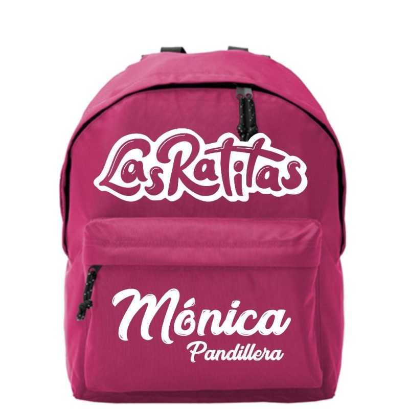 Mochila escolar infantil personalizada Ratitas 001 Mochila escolar infantil personalizada Ratitas 001
