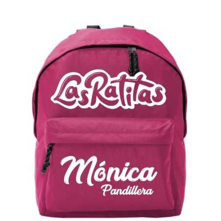 Mochila escolar infantil personalizada Ratitas 001