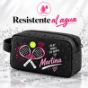 Neceser Pádel Personalizado con Nombre Rosa | Estores Iroa