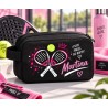 Neceser Pádel Personalizado con Nombre Rosa | Estores Iroa