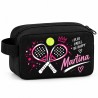 Neceser Pádel Personalizado con Nombre Rosa | Estores Iroa