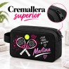 Neceser Pádel Personalizado con Nombre Rosa | Estores Iroa