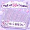 Etiquetas Personalizadas con Nombre para Colegio | Elefante Lila