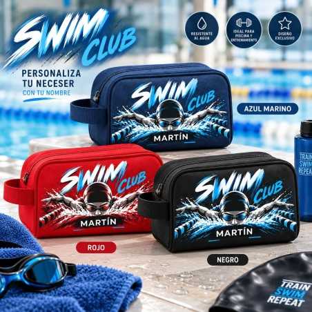Neceser Natación Personalizado Niño con Nombre | Swim Club