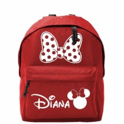  Mochila escolar infantil personalizada Minnie 001