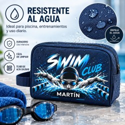 Neceser Natación Personalizado Niño con Nombre | Swim Club