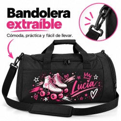 Bolsa Patinaje Personalizada con Nombre y Zapatillero 41L | Estores Iroa