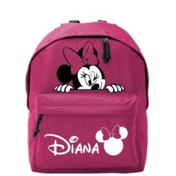  Mochila escolar infantil personalizada Minnie 002