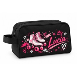 Neceser Patinaje Personalizado Niña con Nombre | Roller Girl