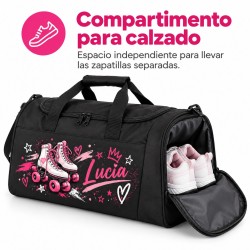 Pack Patinadora Personalizado – Bolsa de Deporte + Neceser a Juego