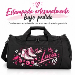 Pack Patinadora Personalizado – Bolsa de Deporte + Neceser a Juego