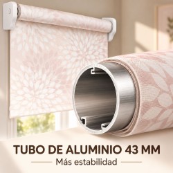 Estor Infantil Personalizado con Nombre Floral 009 | Estores Iroa