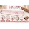 Estor Infantil Personalizado con Nombre Floral 009 | Estores Iroa