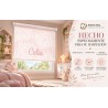 Estor Infantil Personalizado con Nombre Floral 009 | Estores Iroa
