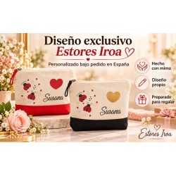 Neceser Personalizado con Nombre Mariquitas | Estores Iroa