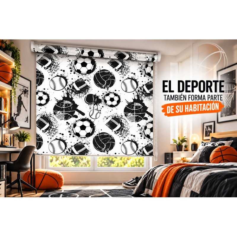 Estor Infantil de Fútbol a Medida | Estores Iroa