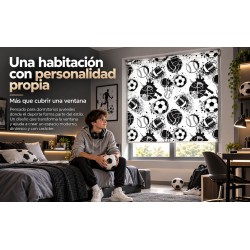 Estor Infantil de Fútbol a Medida | Estores Iroa