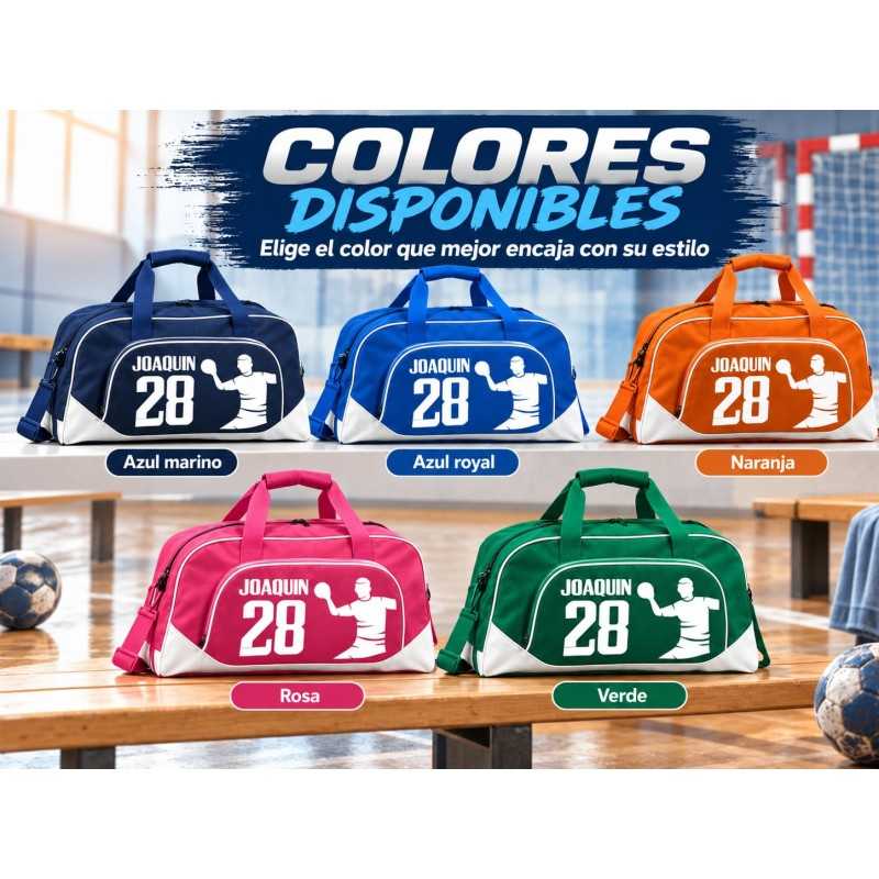 Bolsa Balonmano Personalizada Unisex con Nombre y Número | Estores Iroa