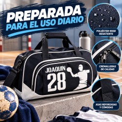 Bolsa Balonmano Personalizada Unisex con Nombre y Número | Estores Iroa