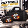 Pack Fútbol Mundial 03-26 Personalizado con Nombre – Bolsa Deportiva 41L + Neceser