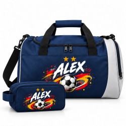 Pack Fútbol Mundial 03-26 Personalizado con Nombre – Bolsa Deportiva 41L + Neceser