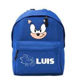 Mochila escolar infantil personalizada Sonic 003
