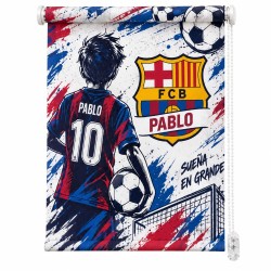 Estor enrollable Infantil o Juvenil Futbol Barcelona 02-26 Personalizado con Nombre y Número | Estores Iroa