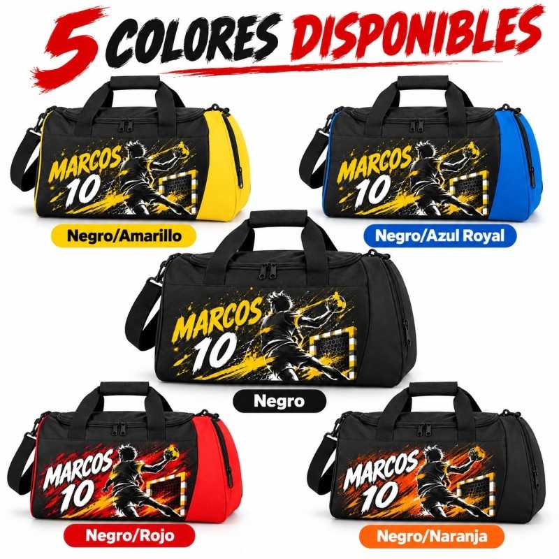 Bolsa Balonmano Personalizada Nombre y Dorsal | Estores Iroa