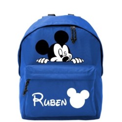 Mochila escolar infantil personalizada Mickey