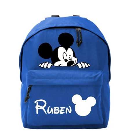 Mochila escolar infantil personalizada Mickey