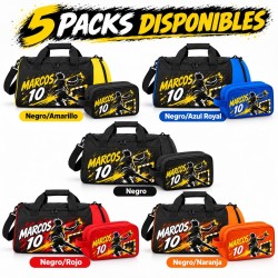 Pack Balonmano Personalizado con Nombre y Dorsal – Bolsa + Neceser Balonmano 02-26
