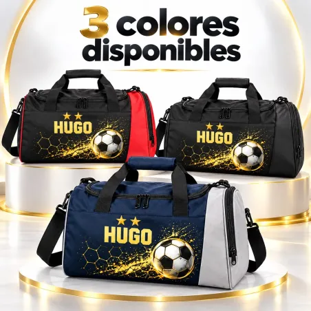 Bolsa Fútbol Personalizada con Nombre 41 L | Golden Goal | Estores Iroa