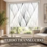 Estor Moderno Blanco y Negro a Medida | Líneas Minimalistas | Estores Iroa