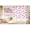 Estor Juvenil Rosa Hojas a Medida | Hojas 306 – Estores Iroa