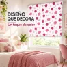 Estor Juvenil Rosa Hojas a Medida | Hojas 306 – Estores Iroa