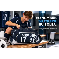 Bolsa de Fútbol Barcelona Personalizada con Nombre y Dorsal | Estores Iroa