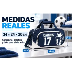 Bolsa de Fútbol Barcelona Personalizada con Nombre y Dorsal | Estores Iroa